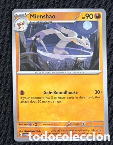Coleccionismo cromos antiguos: 084/142 Mienshao Carta POKEMON TCG