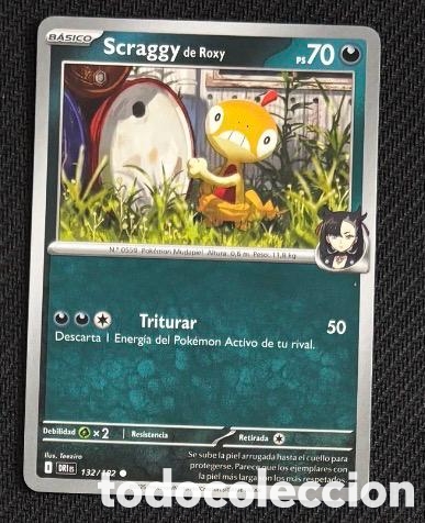 Coleccionismo cromos antiguos: 132/182 Scraggy Carta POKEMON TCG