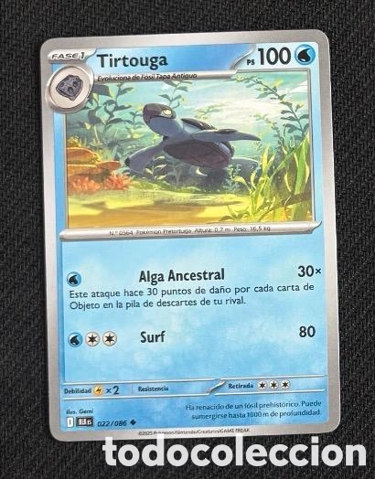 Coleccionismo cromos antiguos: 022/086 Tirtouga Carta POKEMON TCG