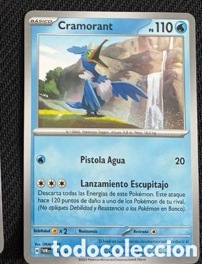Coleccionismo cromos antiguos: 058/167 Cramorant Carta POKEMON TCG