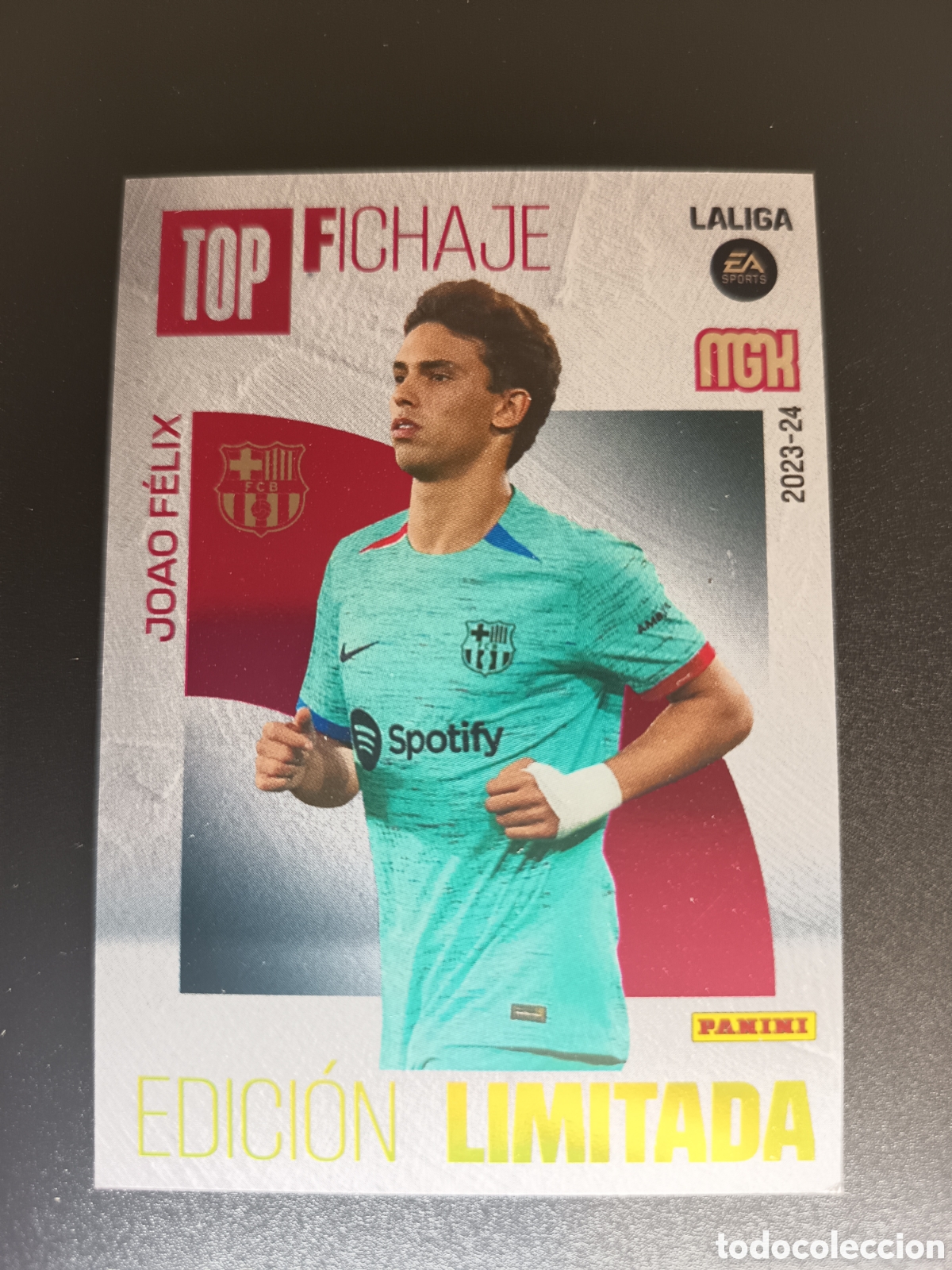 Coleccionismo cromos antiguos: JOAO FELIX TOP FICHAJE EDICION LIMITADA MEGACRACKS 2023-24 2023 2024
