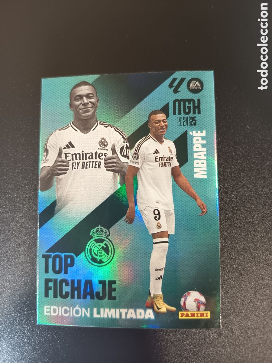 Coleccionismo cromos antiguos: MBAPPE TOP FICHAJE EDICION LIMITADA MEGACRACKS 2024-25 2024 2025