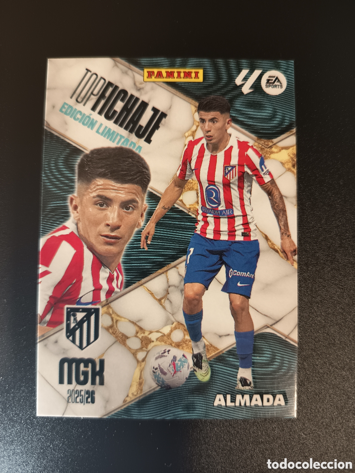 Coleccionismo cromos antiguos: ALMADA TOP FICHAJE EDICION LIMITADA MEGACRACKS 2025-26 2025 2026