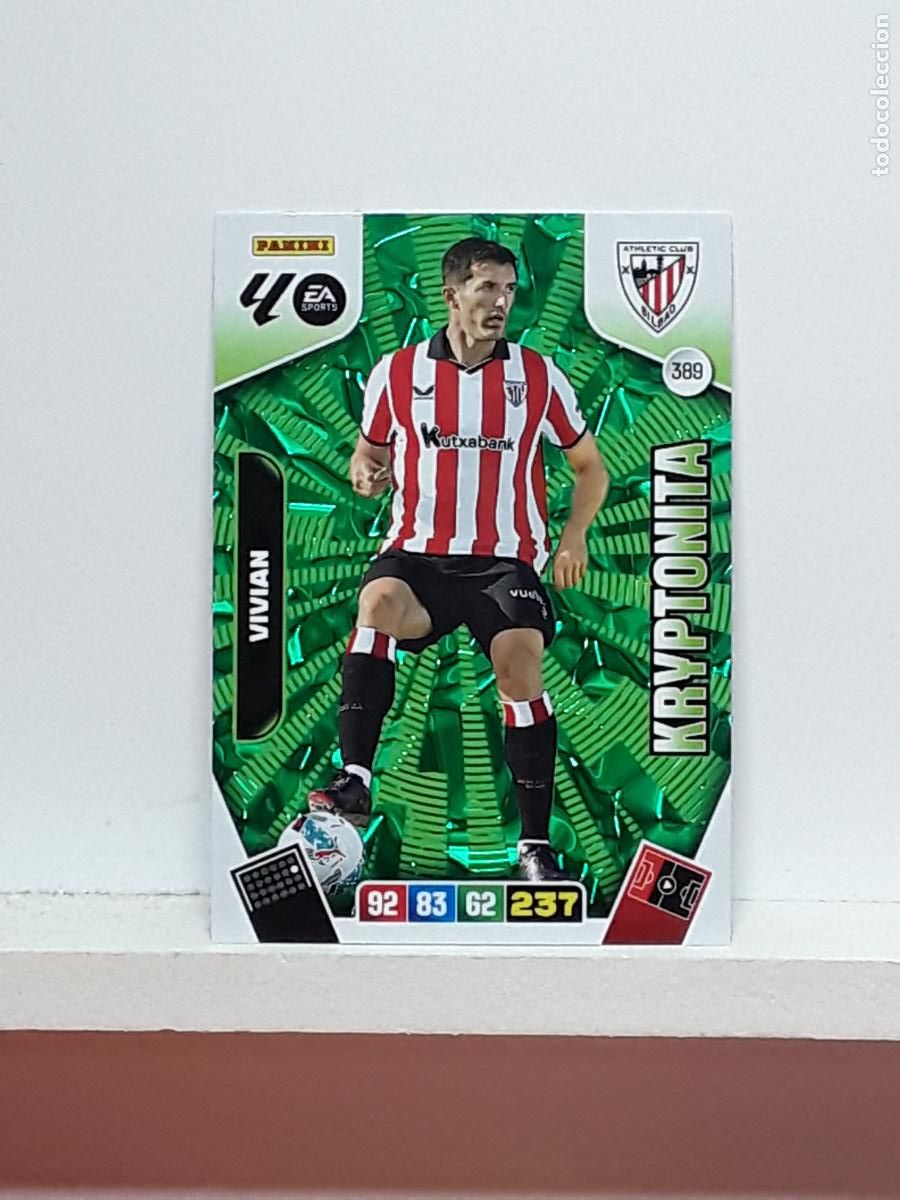 Coleccionismo cromos antiguos: ADRENALYN 2025 2026 25 26 ALBUM PANINI LIGA N 389 ATHLETIC KRYPTONITA VIVIAN