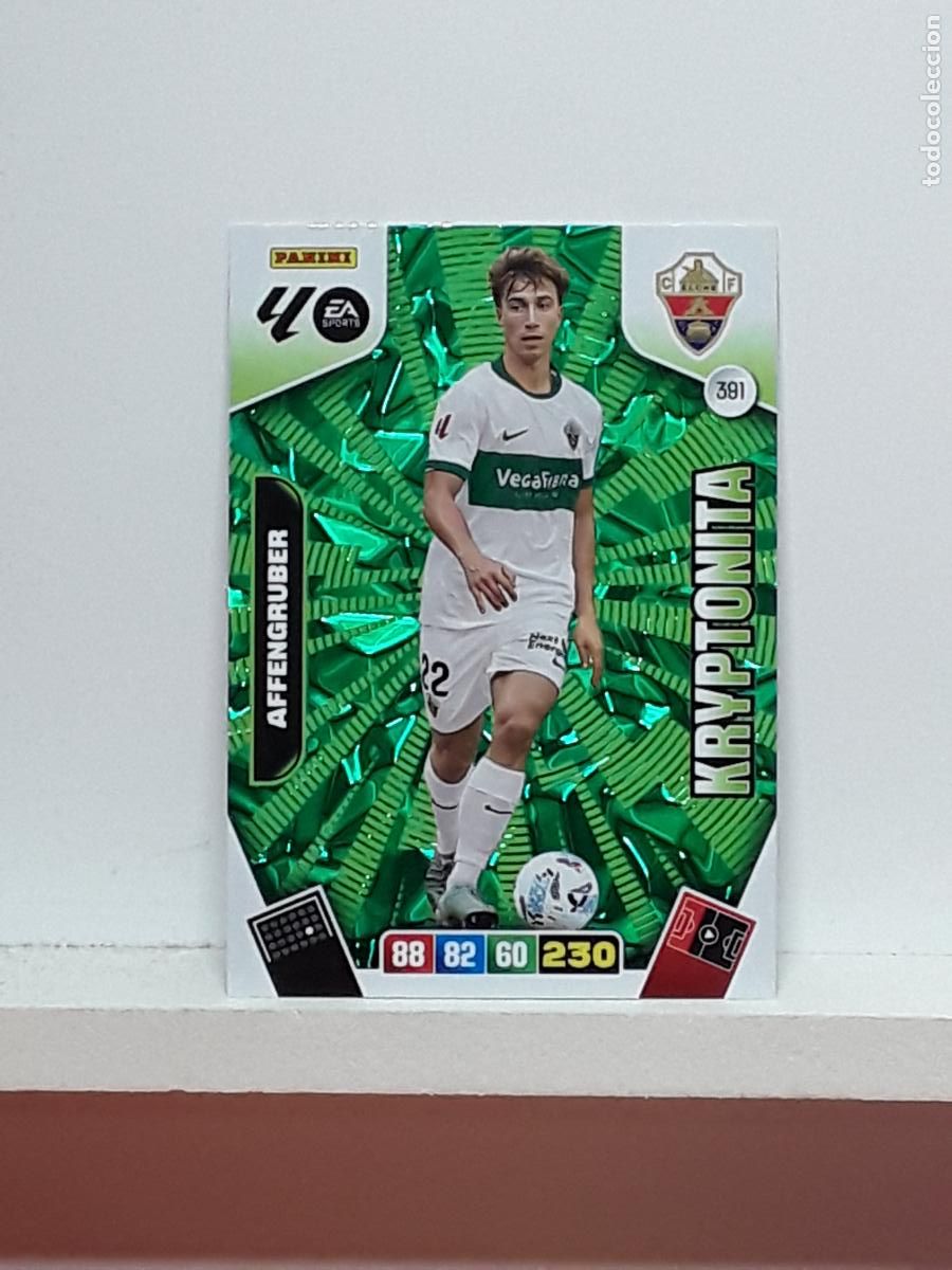 Coleccionismo cromos antiguos: ADRENALYN 2025 2026 25 26 ALBUM PANINI LIGA N 391 ELCHE KRYPTONITA AFFENGRUBER