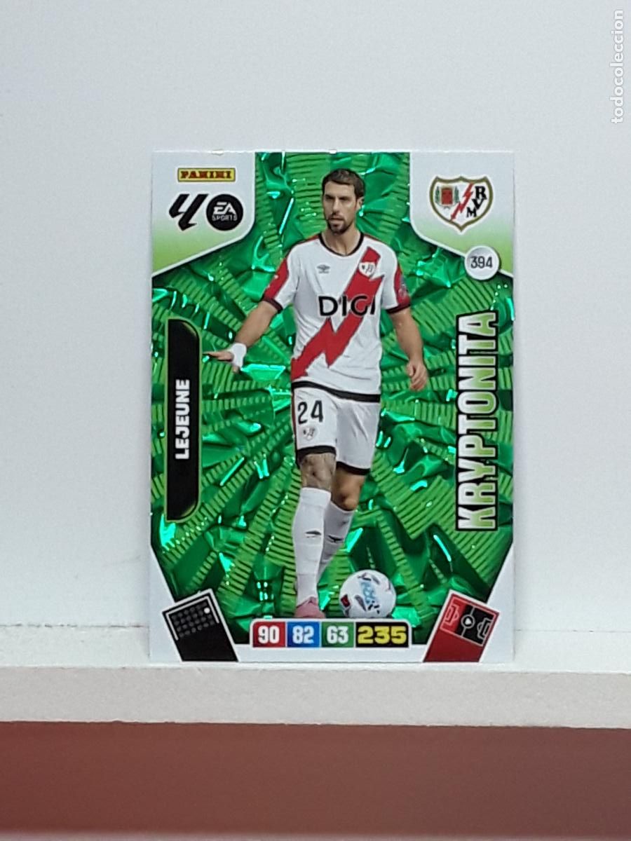 Coleccionismo cromos antiguos: ADRENALYN 2025 2026 25 26 ALBUM PANINI LIGA N 394 RAYO VALLECANO KRYPTONITA LEJEUNE