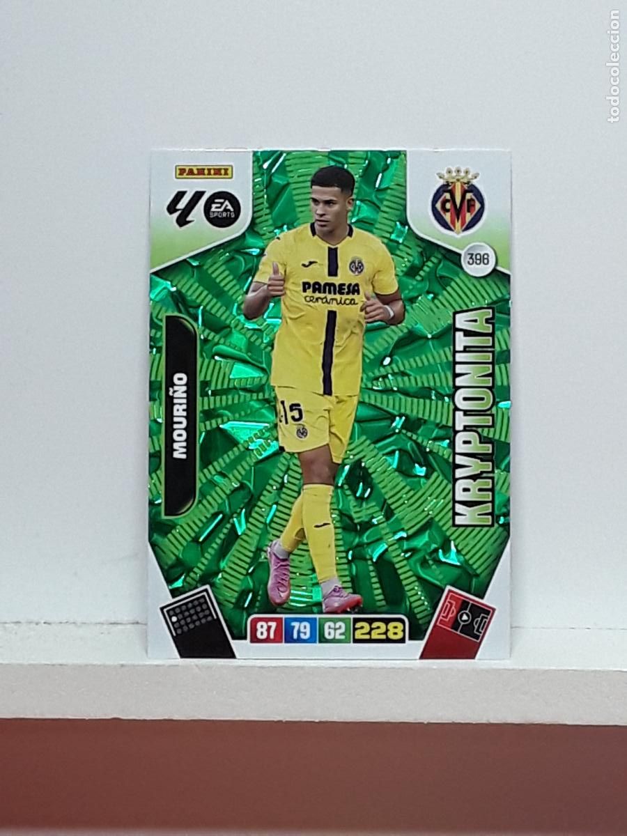 Coleccionismo cromos antiguos: ADRENALYN 2025 2026 25 26 ALBUM PANINI LIGA N 396 VILLARREAL KRYPTONITA MOURI&Ntilde;O