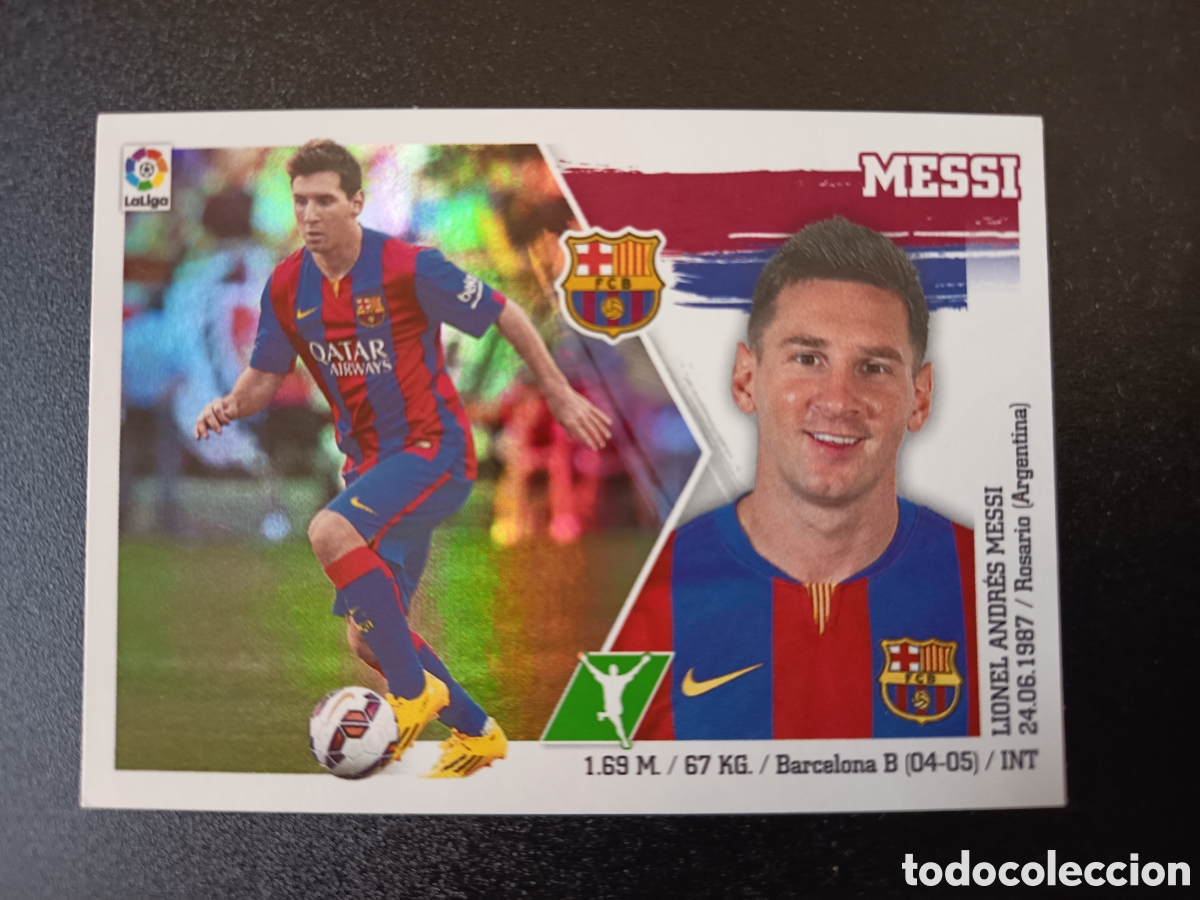 Coleccionismo cromos antiguos: SIN PEGAR CROMO STICKER N&ordm; 17 MESSI COLECCI&Oacute;N LIGA ESTE PANINI 2015-16 2015 2016 (II)