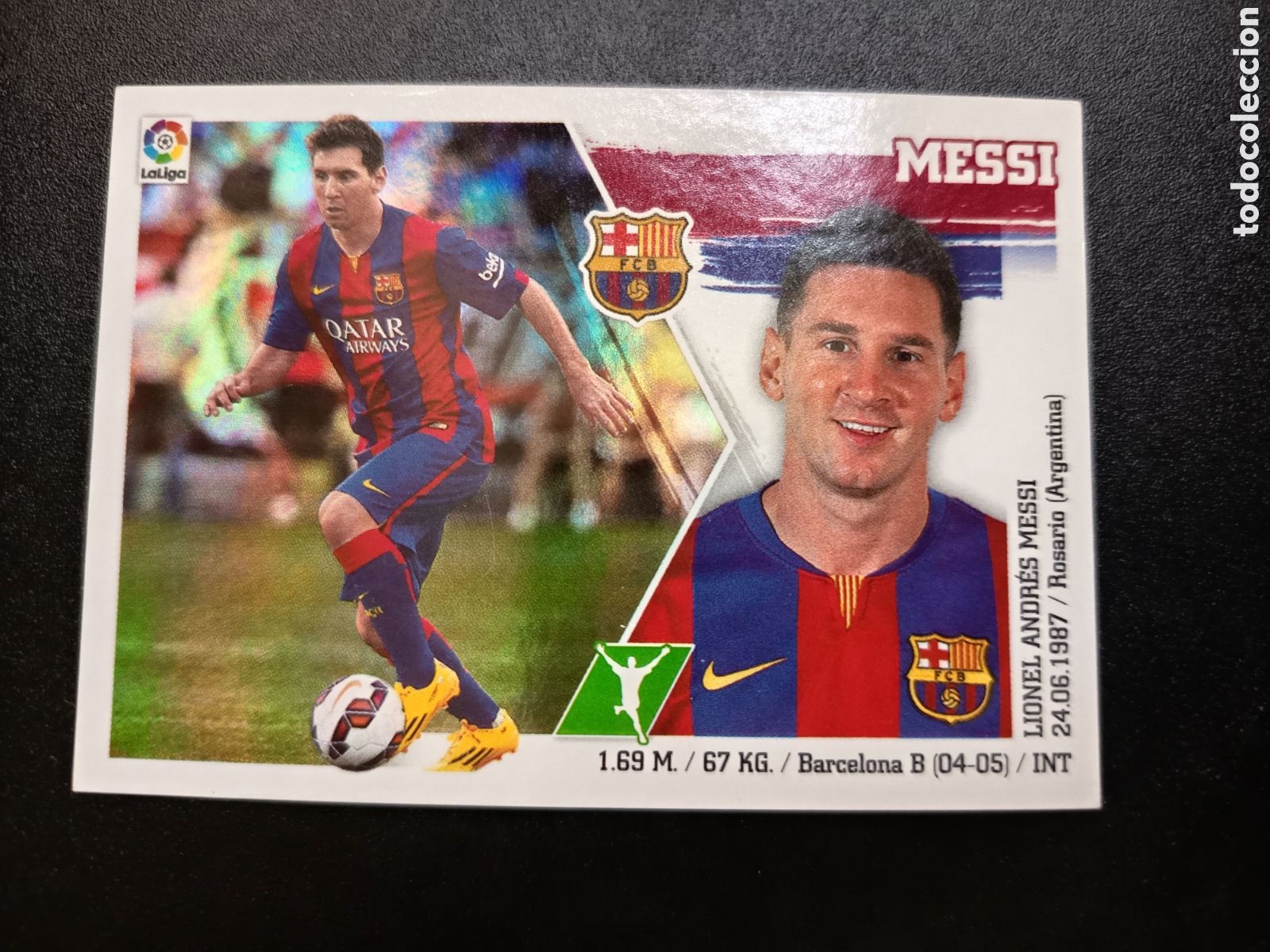 Coleccionismo cromos antiguos: SIN PEGAR CROMO STICKER N&ordm; 17 MESSI COLECCI&Oacute;N LIGA ESTE PANINI 2015-16 2015 2016 (III)