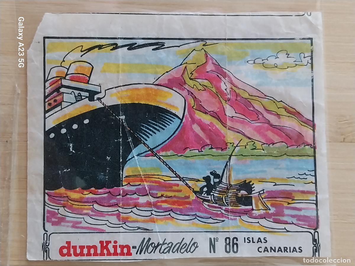 Coleccionismo cromos antiguos: DUNKIN MORTADELO A&Ntilde;O 1971 EL MEDALLON ROBADO CROMO 86 ISLAS CANARIAS RECUPERADO ORIGINAL A&Ntilde;O