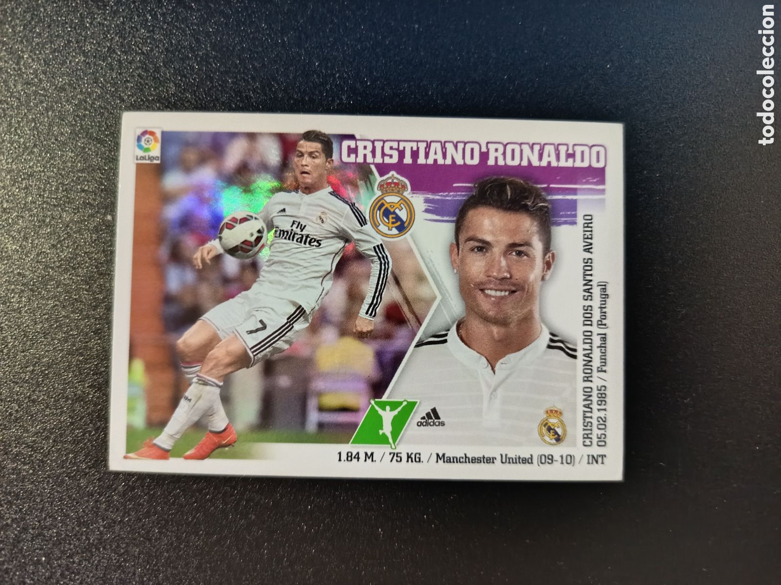 Coleccionismo cromos antiguos: SIN PEGAR CROMO STICKER N&ordm; 19 CRISTIANO RONALDO COLECCI&Oacute;N LIGA ESTE PANINI 2015-16 2015 2016 (II)