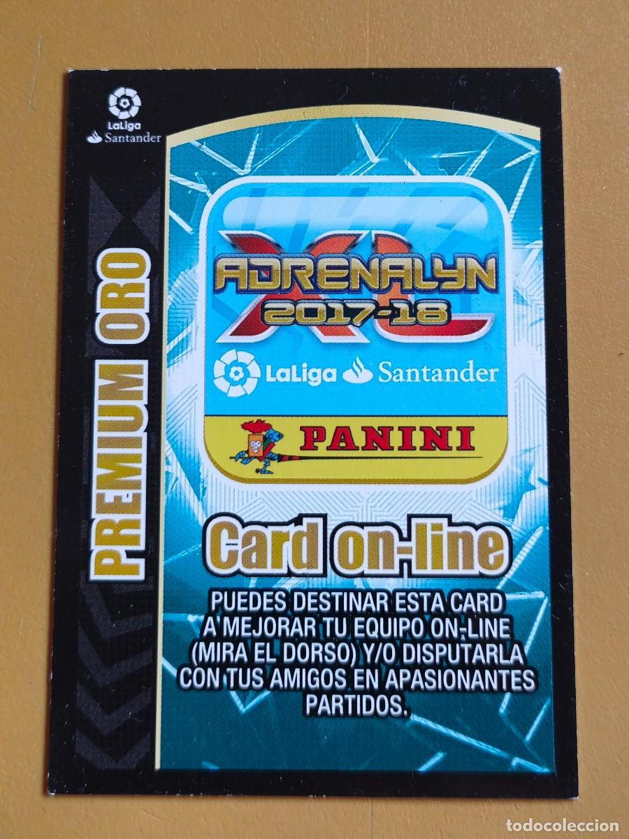 Coleccionismo cromos antiguos: premium oro, 2017 18 card on line