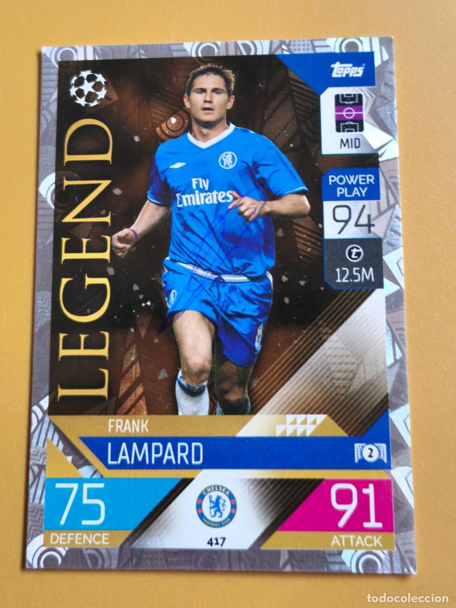 Coleccionismo cromos antiguos: LAMPARD LEGEND, CHAMPIONS LEAGUE 2022 23 TOPPS MATCH ATTAX