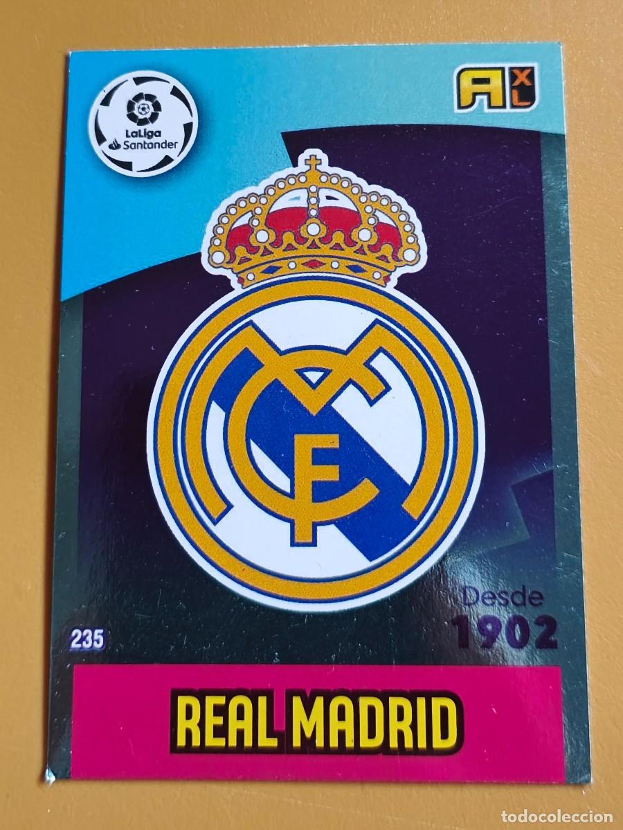 Coleccionismo cromos antiguos: escudo real madrid, 2020 21 adrenalyn