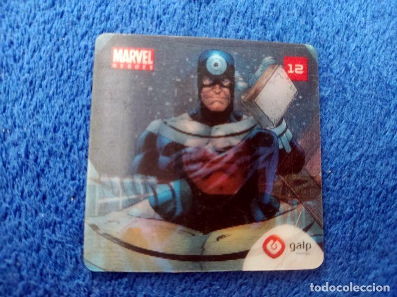 Coleccionismo cromos antiguos: CROMO MARVEL HEROES AXTION FLIX GALP. N&ordm; 12 (DE 24) MERCENARIO HOLOGRAMA 3D 2005