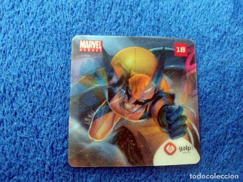 Coleccionismo cromos antiguos: CROMO MARVEL HEROES AXTION FLIX GALP. N&ordm; 18 (DE 24) LOBEZNO HOLOGRAMA 3D 2005