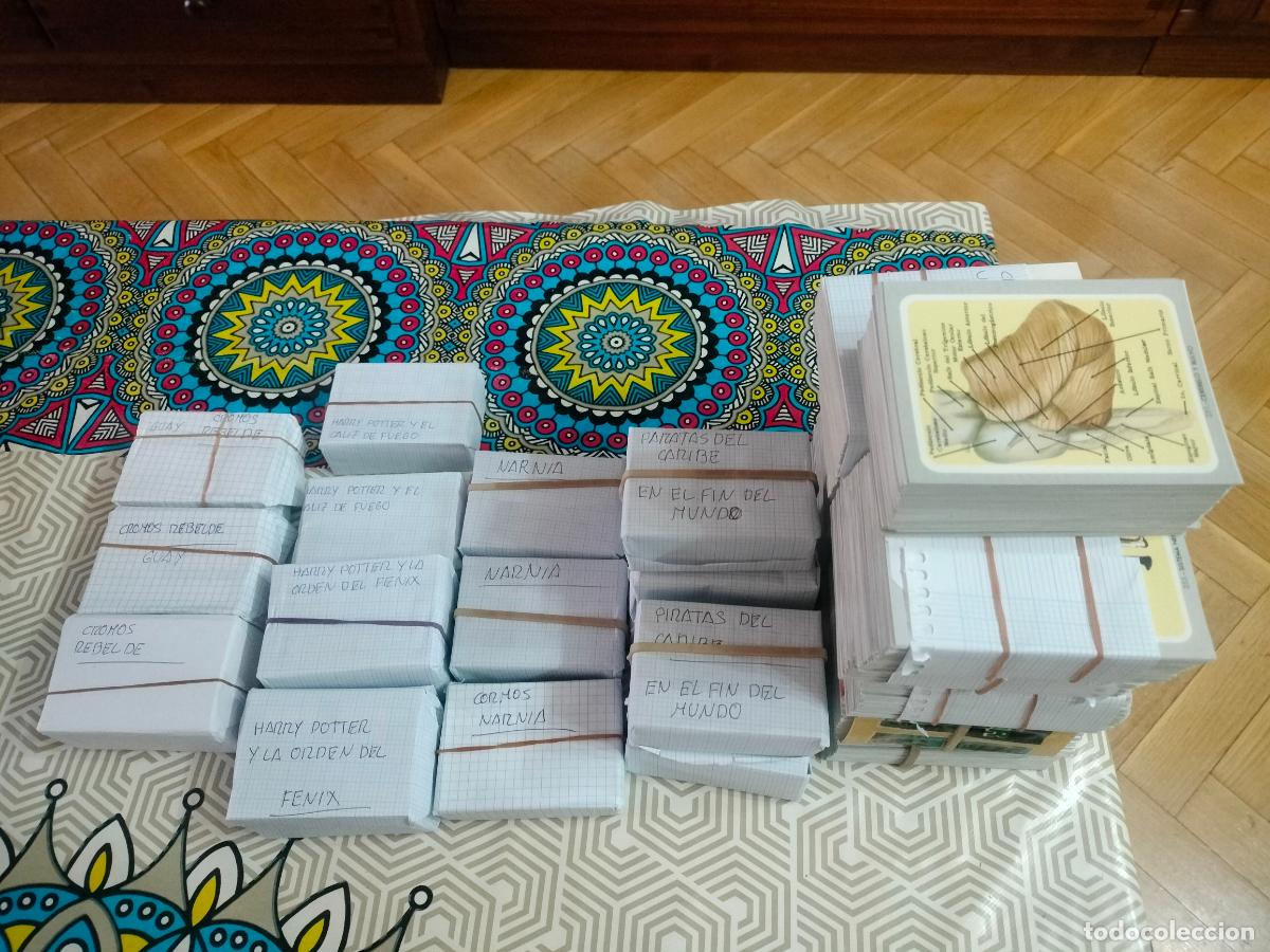 Coleccionismo cromos antiguos: GRAN LOTE CROMOS PIRATAS DEL CARIBE VIDA Y COLOR NARNIA REBELDES ETC MILES