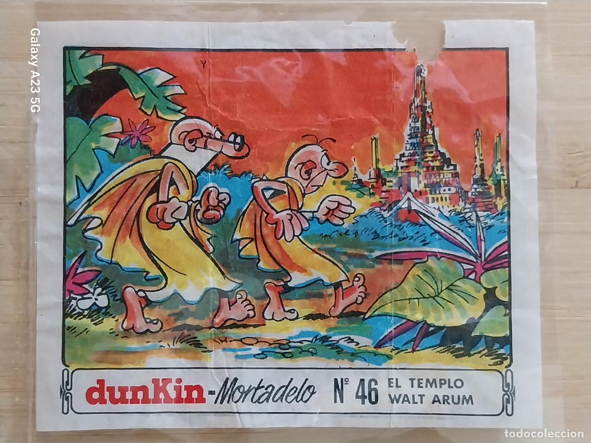 Coleccionismo cromos antiguos: DUNKIN MORTADELO A&Ntilde;O 1971 EL MEDALLON ROBADO CROMO 46 TEMPLO WALT ARUM RECUPERADO ORIGINAL
