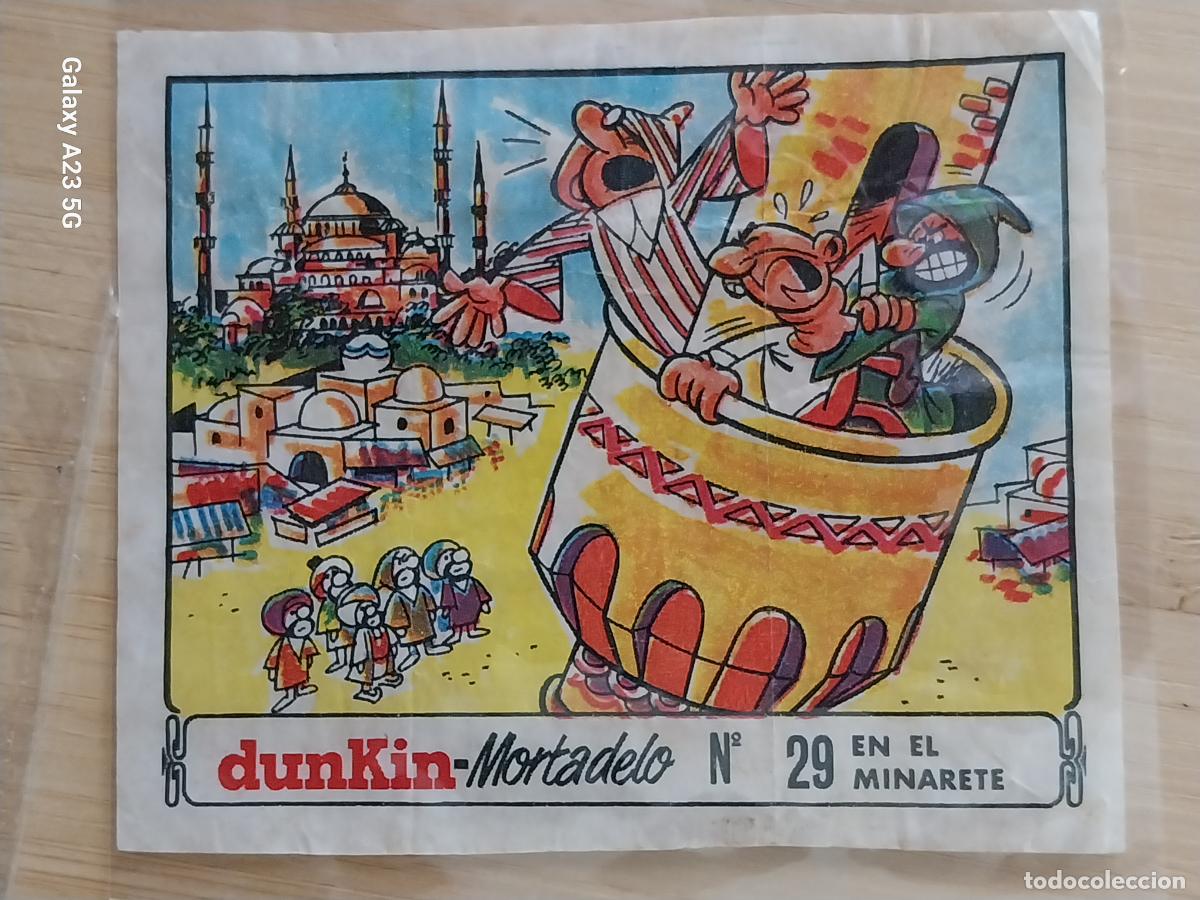 Coleccionismo cromos antiguos: DUNKIN MORTADELO A&Ntilde;O 1971 EL MEDALLON ROBADO CROMO 29 EN EL MINARETE RECUPERADO ORIGINAL