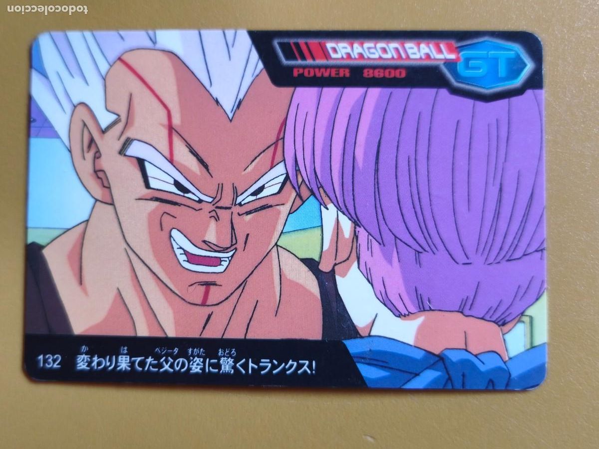 Coleccionismo cromos antiguos: dragonball gt, made in japan 1997