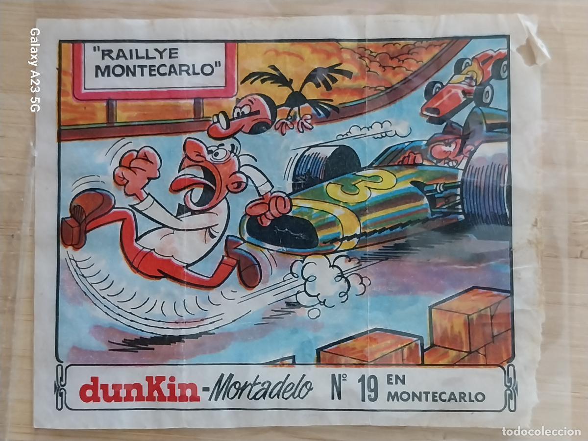 Coleccionismo cromos antiguos: DUNKIN MORTADELO A&Ntilde;O 1971 EL MEDALLON ROBADO CROMO 19 MONTECARLO RECUPERADO ORIGINAL