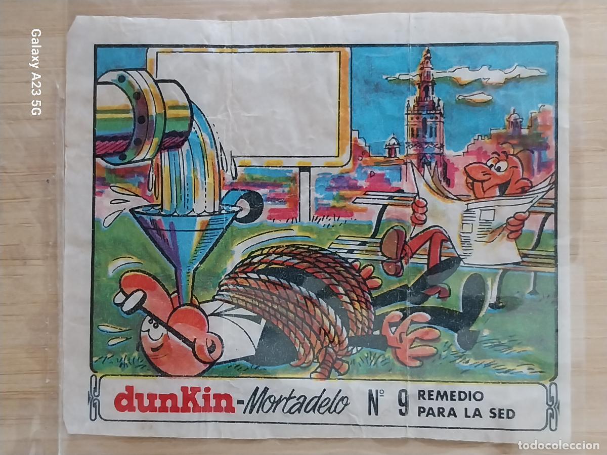 Coleccionismo cromos antiguos: DUNKIN MORTADELO A&Ntilde;O 1971 EL MEDALLON ROBADO CROMO 9 REMEDIO PARA LA SED RECUPERADO ORIGINAL