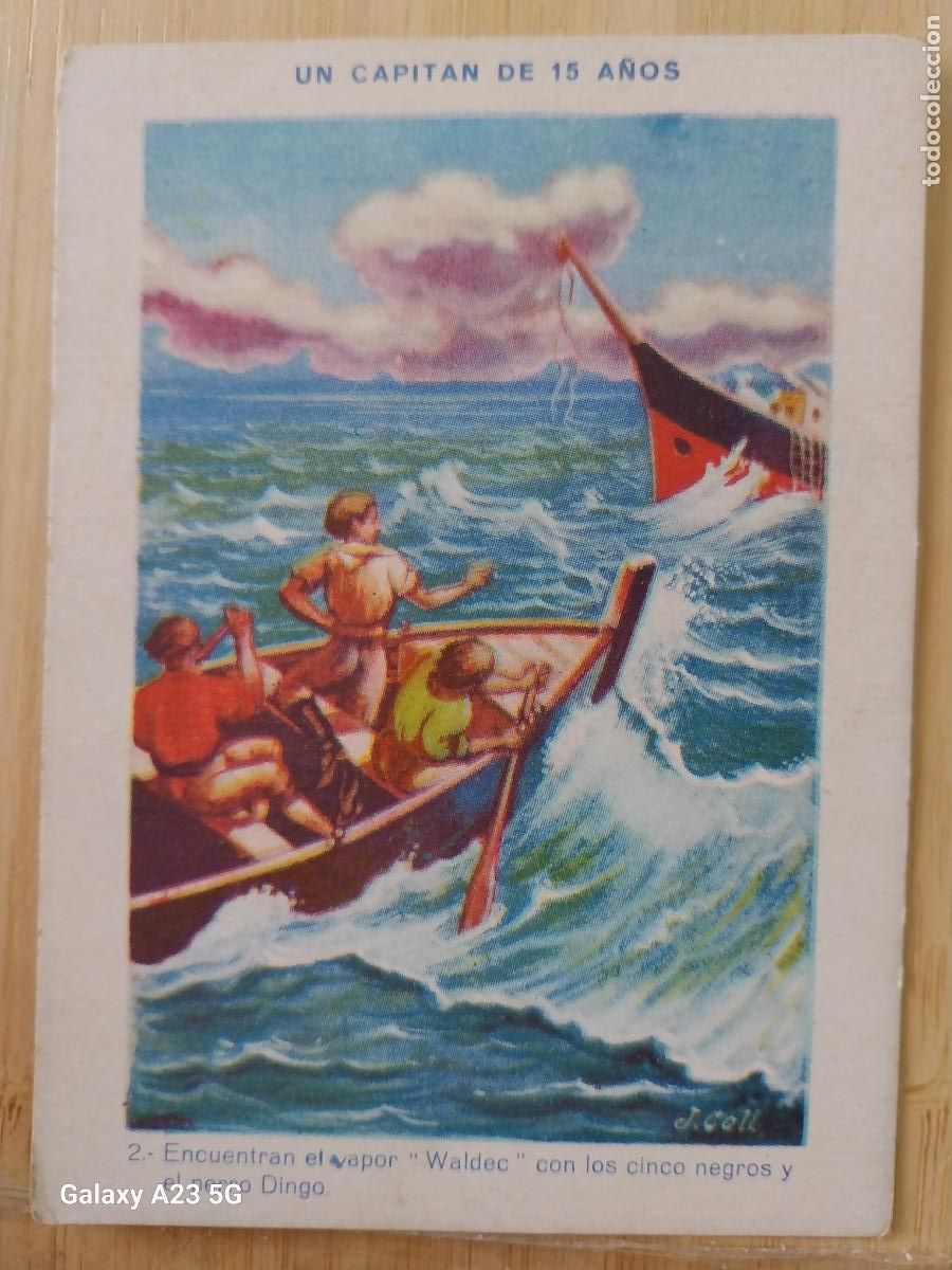 Coleccionismo cromos antiguos: UN CAPITAN DE 15 A&Ntilde;OS CROMO 2 ANTIGUO SIN PUBLICIDAD 10.5X7.5CMS ORIGINAL **