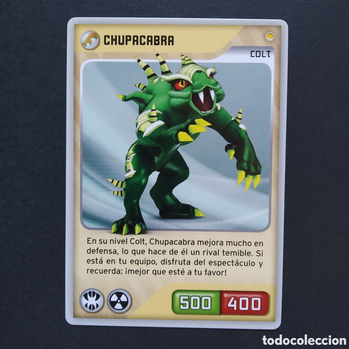 Coleccionismo cromos antiguos: CROMO - N&ordm; 101 - CHUPACABRA - INVIZIMALS, DESAFIOS OCULTOS - PANINI - A&Ntilde;O 2013