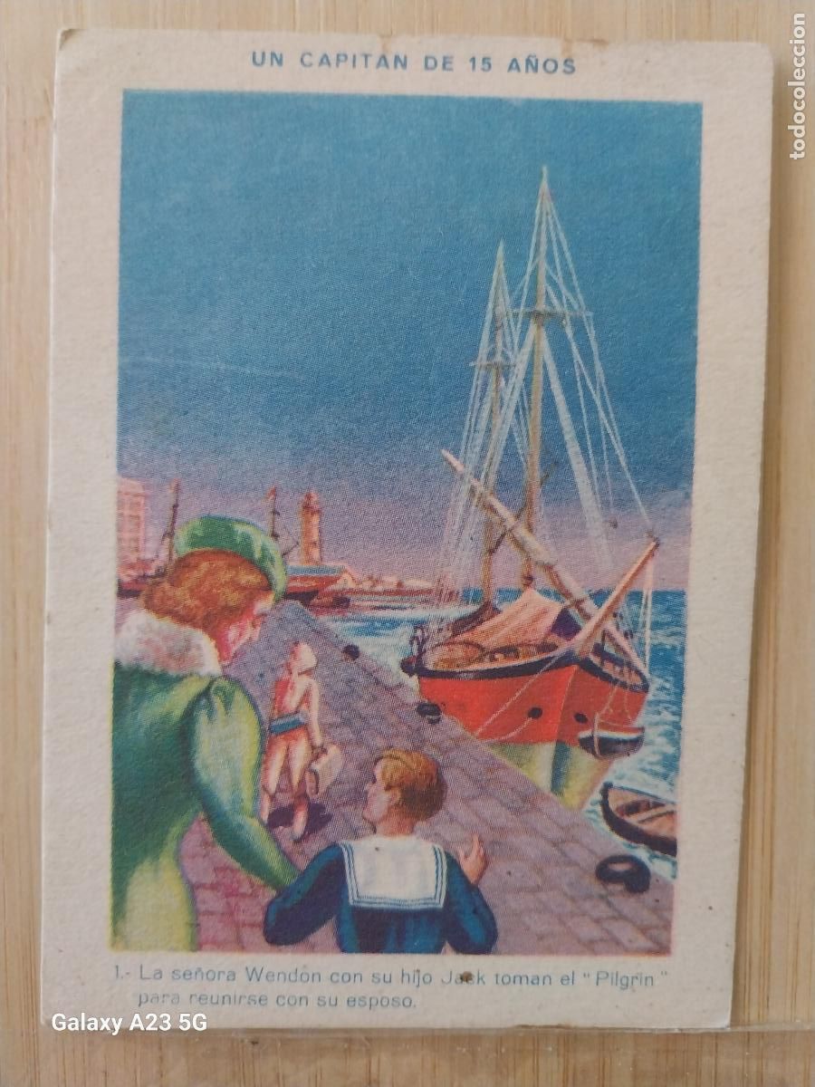 Coleccionismo cromos antiguos: UN CAPITAN DE 15 A&Ntilde;OS CROMO 1 ANTIGUO SIN PUBLICIDAD 10.5X7.5CMS ORIGINAL *