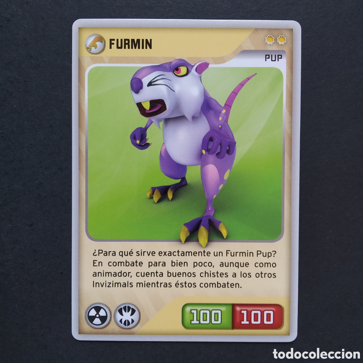 Coleccionismo cromos antiguos: CROMO - N&ordm; 103 - FURMIN - INVIZIMALS, DESAFIOS OCULTOS - PANINI - A&Ntilde;O 2013