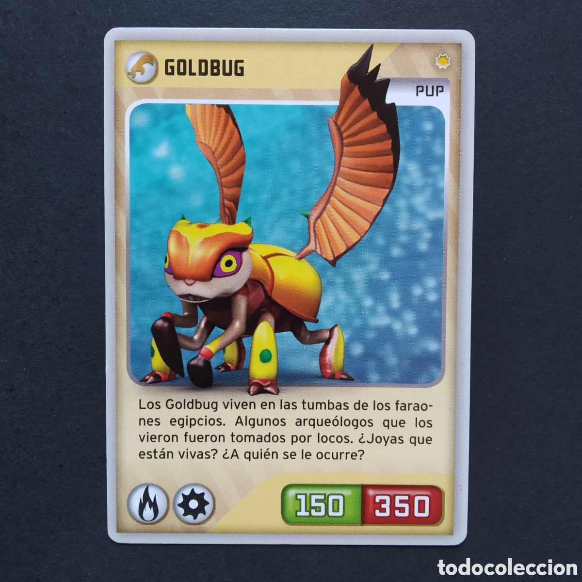 Coleccionismo cromos antiguos: CROMO - N&ordm; 106 - GOLDBUG - INVIZIMALS, DESAFIOS OCULTOS - PANINI - A&Ntilde;O 2013
