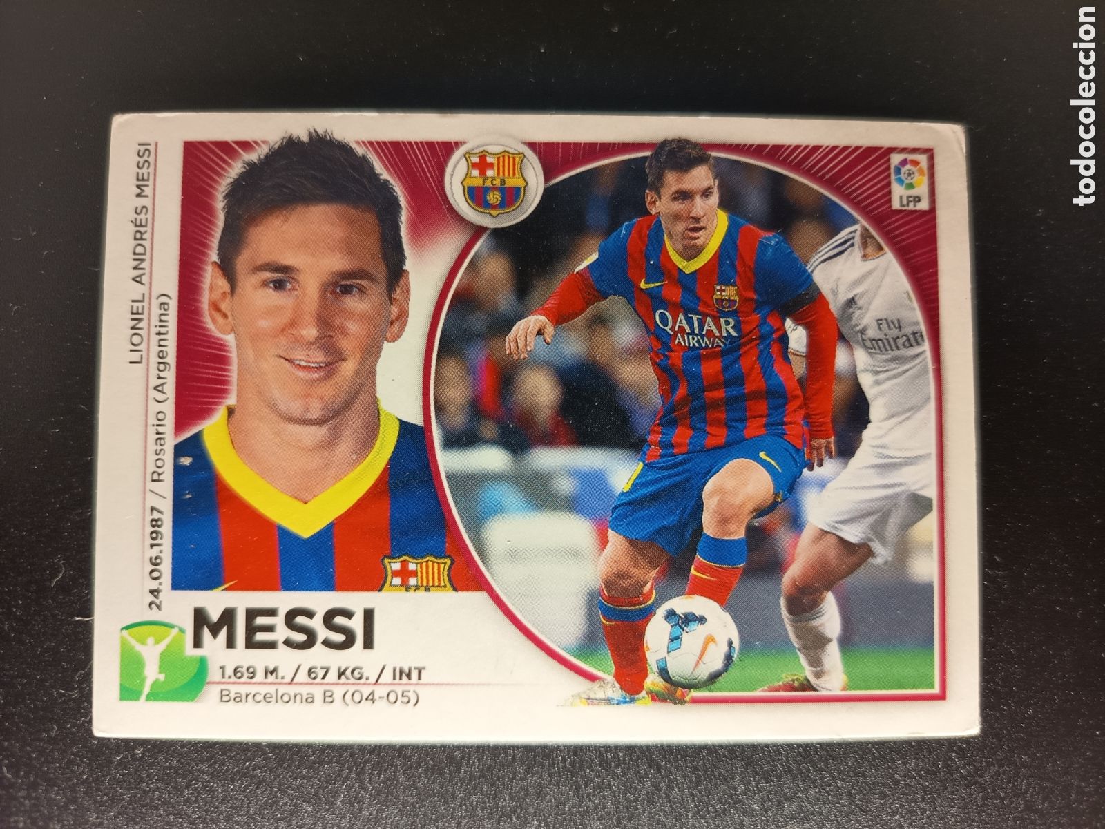 Coleccionismo cromos antiguos: SIN PEGAR CROMO STICKER N&ordm; 17 MESSI COLECCI&Oacute;N LIGA ESTE PANINI 2014-15 2014 2015 (I)