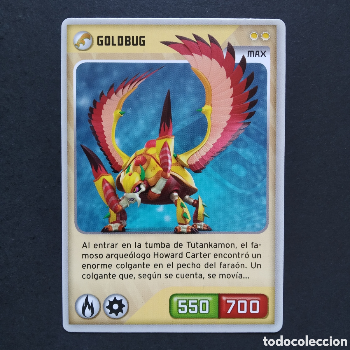 Coleccionismo cromos antiguos: CROMO - N&ordm; 108 - GOLDBUG - INVIZIMALS, DESAFIOS OCULTOS - PANINI - A&Ntilde;O 2013