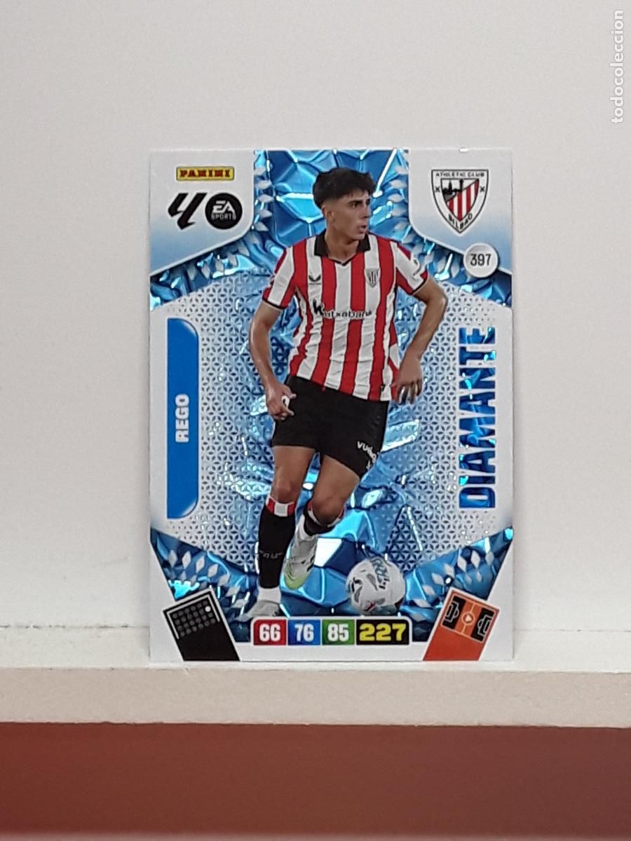 Coleccionismo cromos antiguos: ADRENALYN 2025 2026 25 26 ALBUM PANINI LIGA N 397 ATHLETIC DIAMANTE REGO
