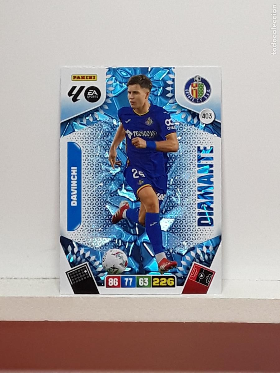 Coleccionismo cromos antiguos: ADRENALYN 2025 2026 25 26 ALBUM PANINI LIGA N 403 GETAFE DIAMANTE DAVINCHI