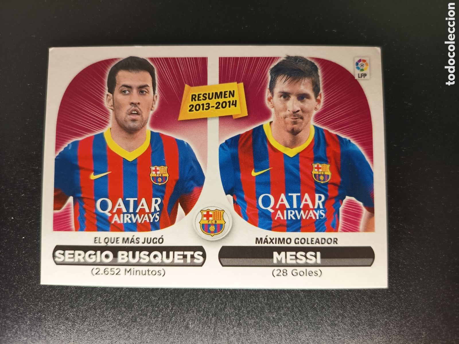 Coleccionismo cromos antiguos: SIN PEGAR CROMO STICKER N&ordm; 24 MESSI COLECCI&Oacute;N LIGA ESTE PANINI RESUMEN 2014-15 2014 2015 (I)