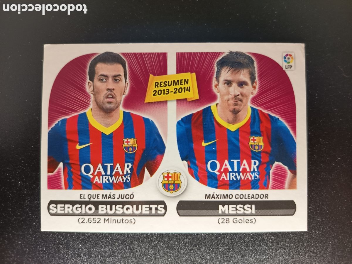 Coleccionismo cromos antiguos: SIN PEGAR CROMO STICKER N&ordm; 24 MESSI COLECCI&Oacute;N LIGA ESTE PANINI RESUMEN 2014-15 2014 2015 (II)
