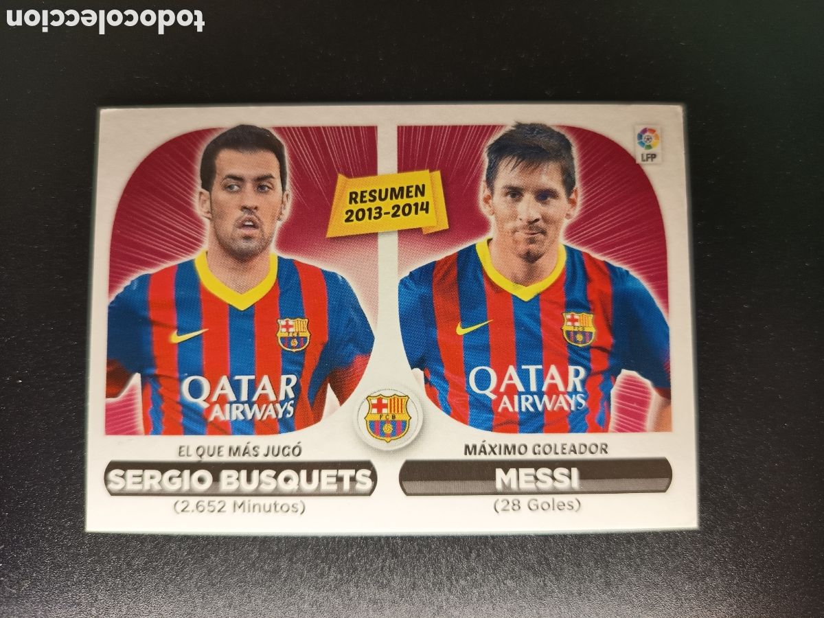 Coleccionismo cromos antiguos: SIN PEGAR CROMO STICKER N&ordm; 24 MESSI COLECCI&Oacute;N LIGA ESTE PANINI RESUMEN 2014-15 2014 2015 (III)