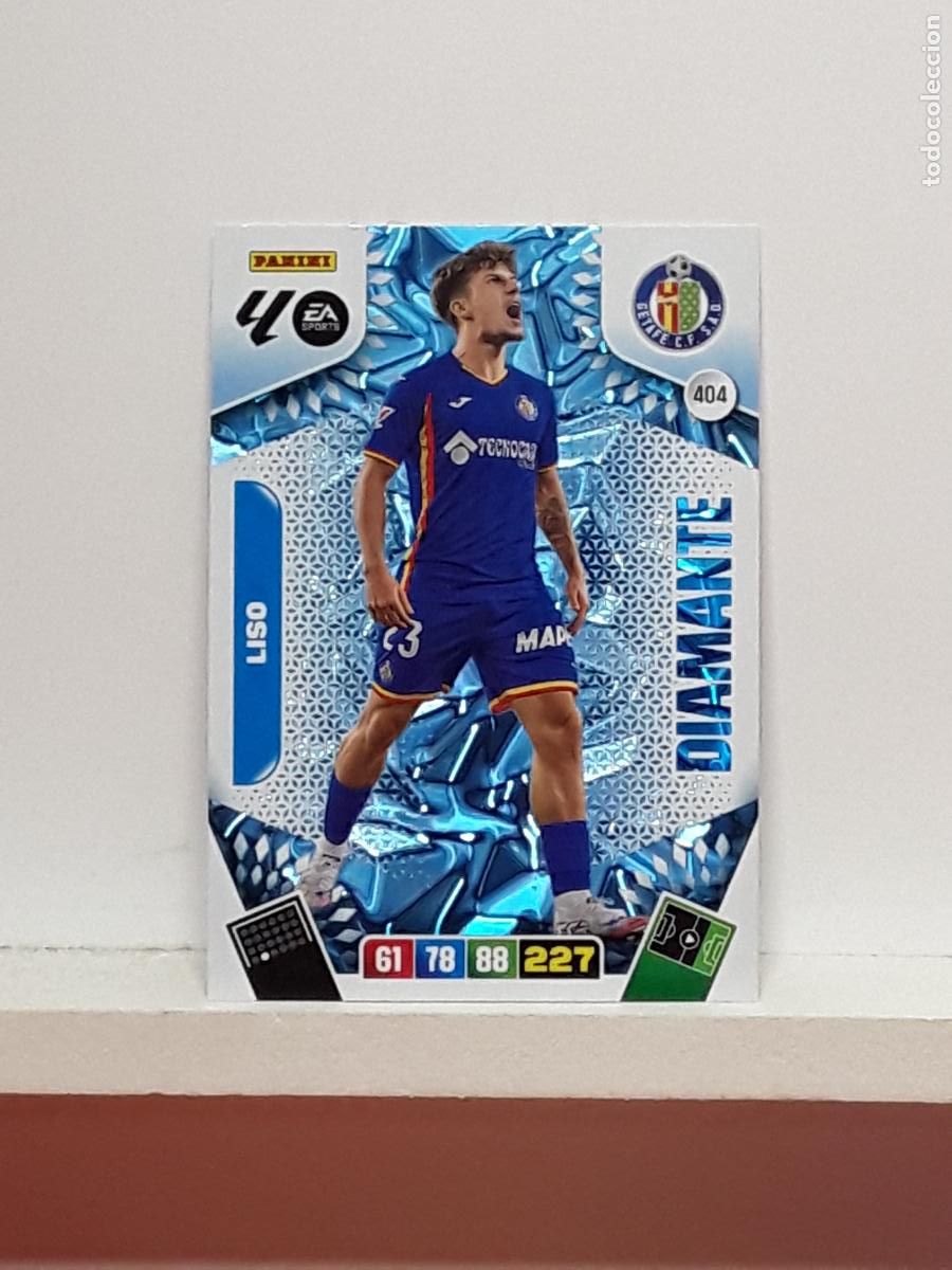 Coleccionismo cromos antiguos: ADRENALYN 2025 2026 25 26 ALBUM PANINI LIGA N 404 GETAFE DIAMANTE LISO