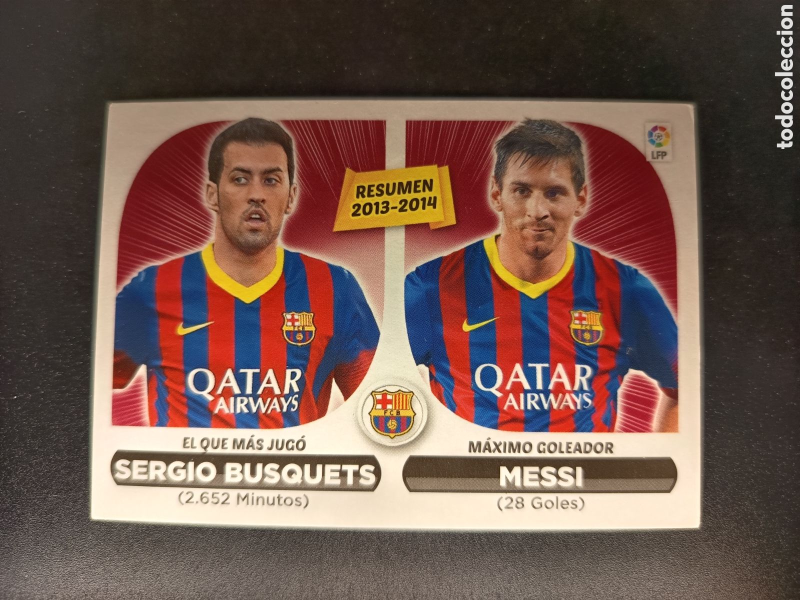 Coleccionismo cromos antiguos: SIN PEGAR CROMO STICKER N&ordm; 24 MESSI COLECCI&Oacute;N LIGA ESTE PANINI RESUMEN 2014-15 2014 2015 (IV)
