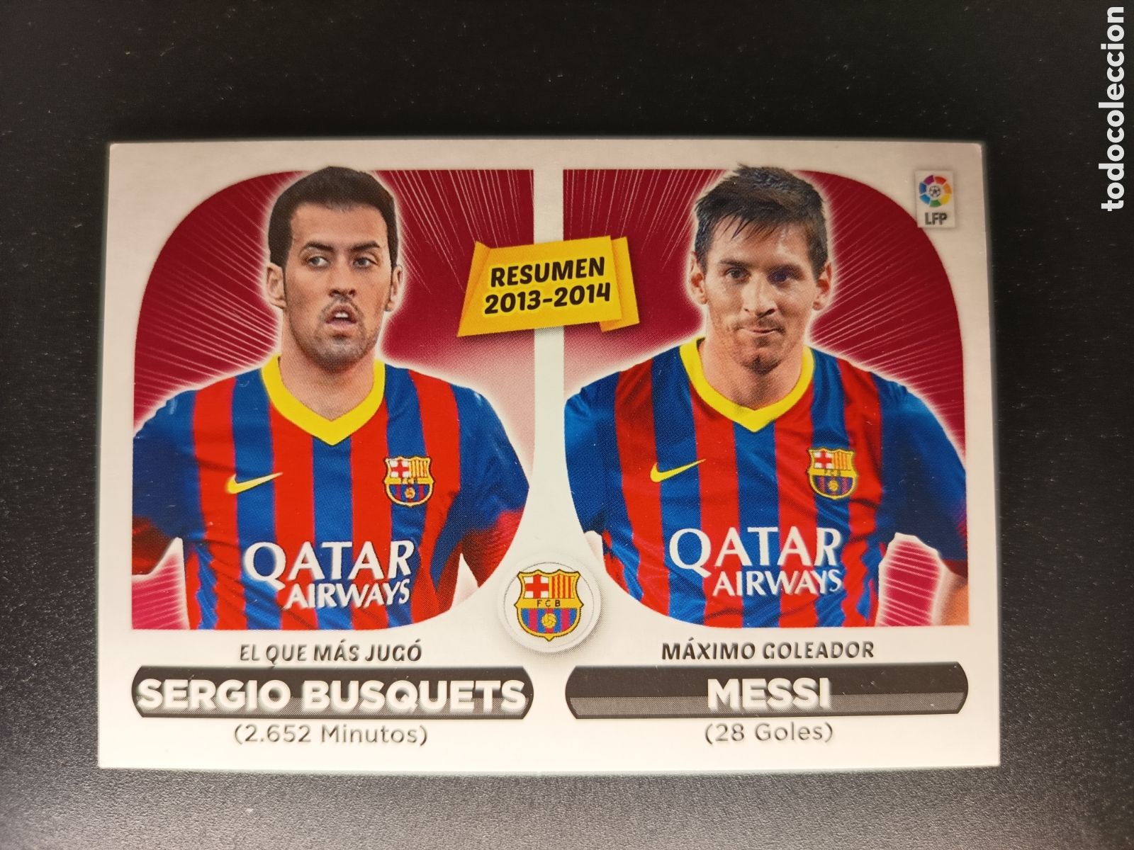 Coleccionismo cromos antiguos: SIN PEGAR CROMO STICKER N&ordm; 24 MESSI COLECCI&Oacute;N LIGA ESTE PANINI RESUMEN 2014-15 2014 2015 (V)