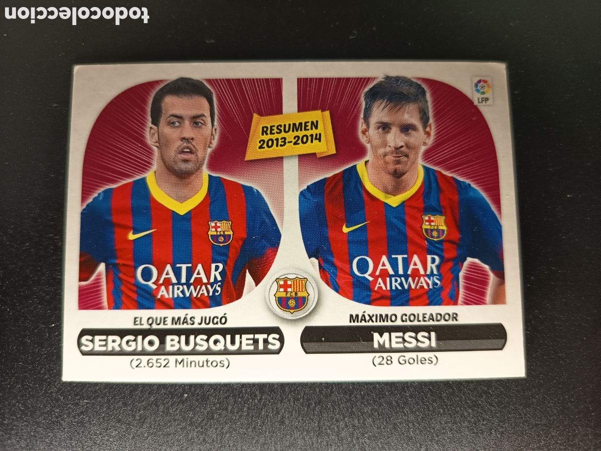 Coleccionismo cromos antiguos: SIN PEGAR CROMO STICKER N&ordm; 24 MESSI COLECCI&Oacute;N LIGA ESTE PANINI RESUMEN 2014-15 2014 2015 (VI)