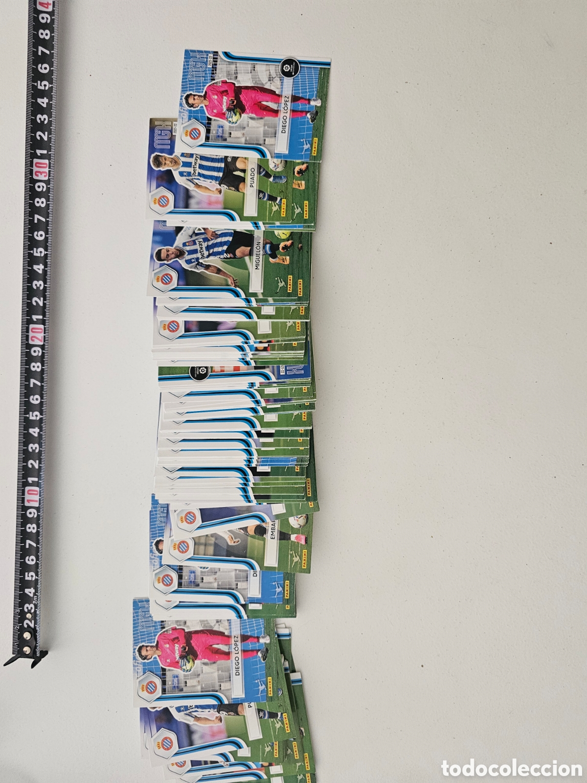 Coleccionismo cromos antiguos: Lote de cromos del Real Club Deportivo Espa&ntilde;ol MGK 2021 2022 Megakraks,