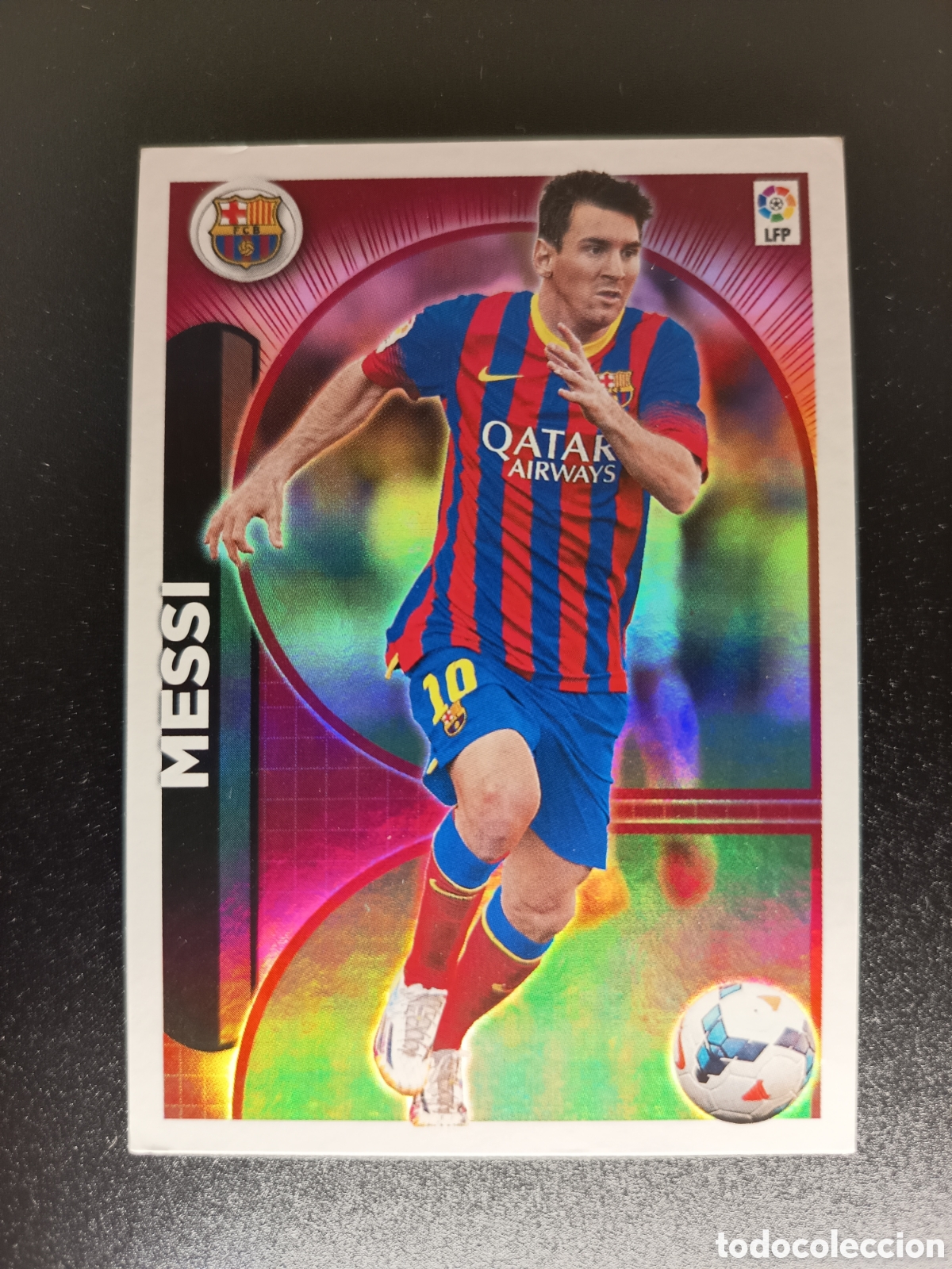 Coleccionismo cromos antiguos: SIN PEGAR CROMO STICKER N&ordm; 25 MESSI COLECCI&Oacute;N LIGA ESTE PANINI RESUMEN 2014-15 2014 2015 (X)
