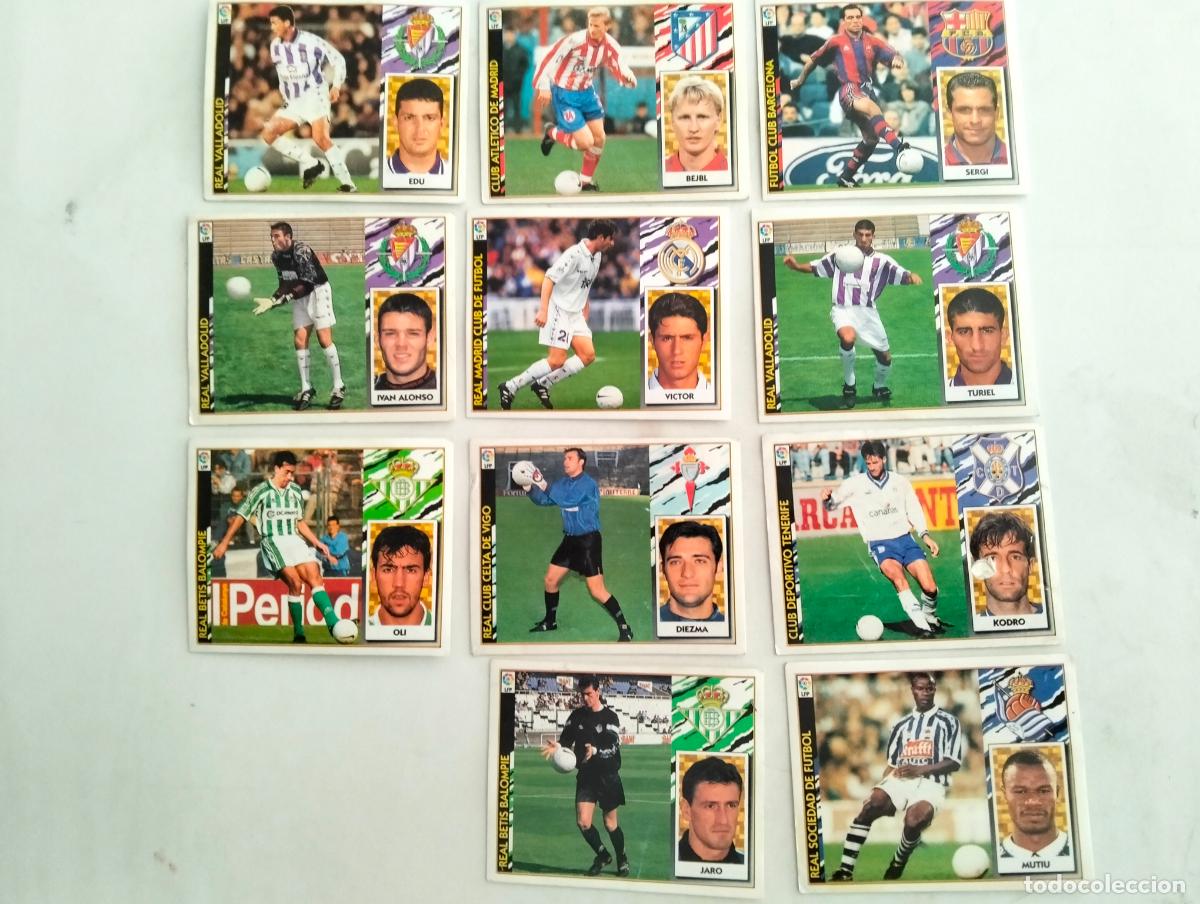 Coleccionismo cromos antiguos: LOTE 11 CROMOS LFP, LIGA 97-98, COLECCIONES ESTE
