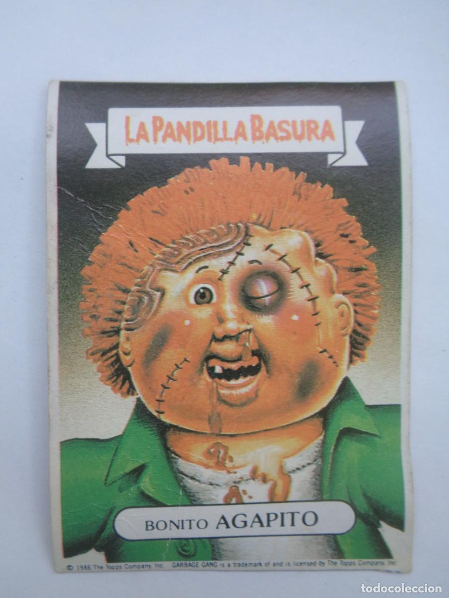 Coleccionismo cromos antiguos: CROMO DE LA PANDILLA BASURA , N&ordm; 21 BONITO AGAPITO . DE SUPER POP , 1986