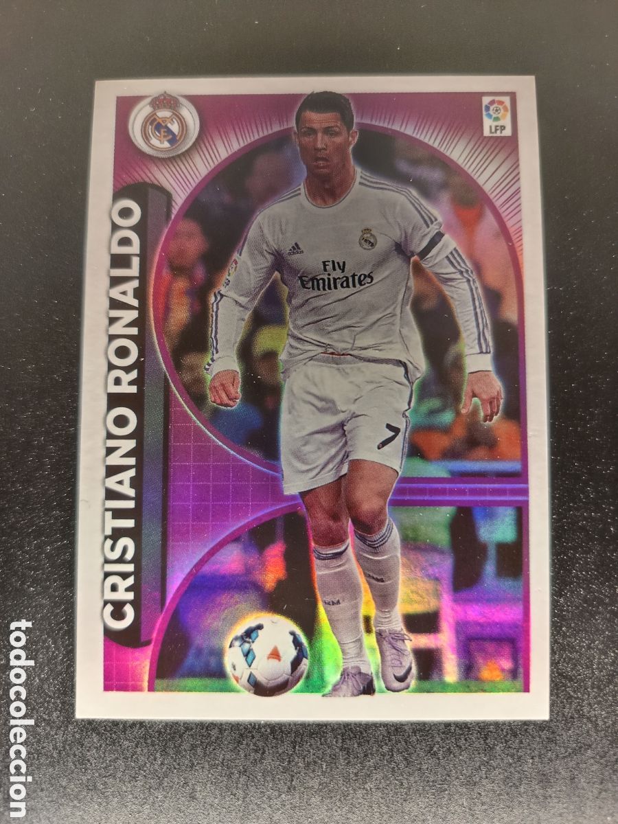 Collectionnisme Cartes &agrave; collectionner anciennes: SIN PEGAR CROMO STICKER N&ordm; 25 CRISTIANO RONALDO COLECCI&Oacute;N LIGA ESTE PANINI 2014-15 2014 2015