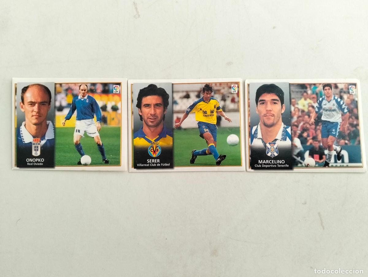 Coleccionismo cromos antiguos: LOTE 3 CROMOS LFP, LIGA 98-99, COLECCIONES ESTE