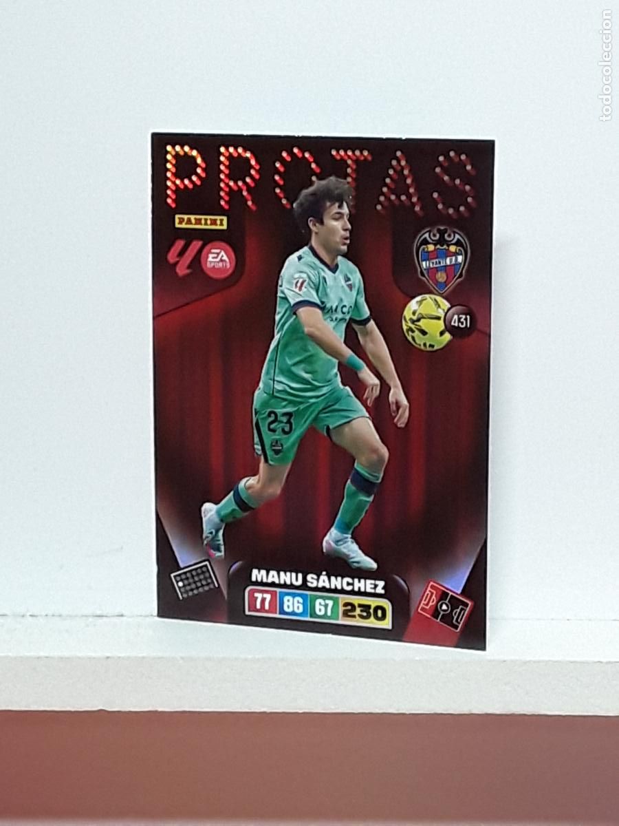 Coleccionismo cromos antiguos: ADRENALYN 2025 2026 25 26 ALBUM PANINI LIGA N 431 LEVANTE PROTAS MANU SANCHEZ