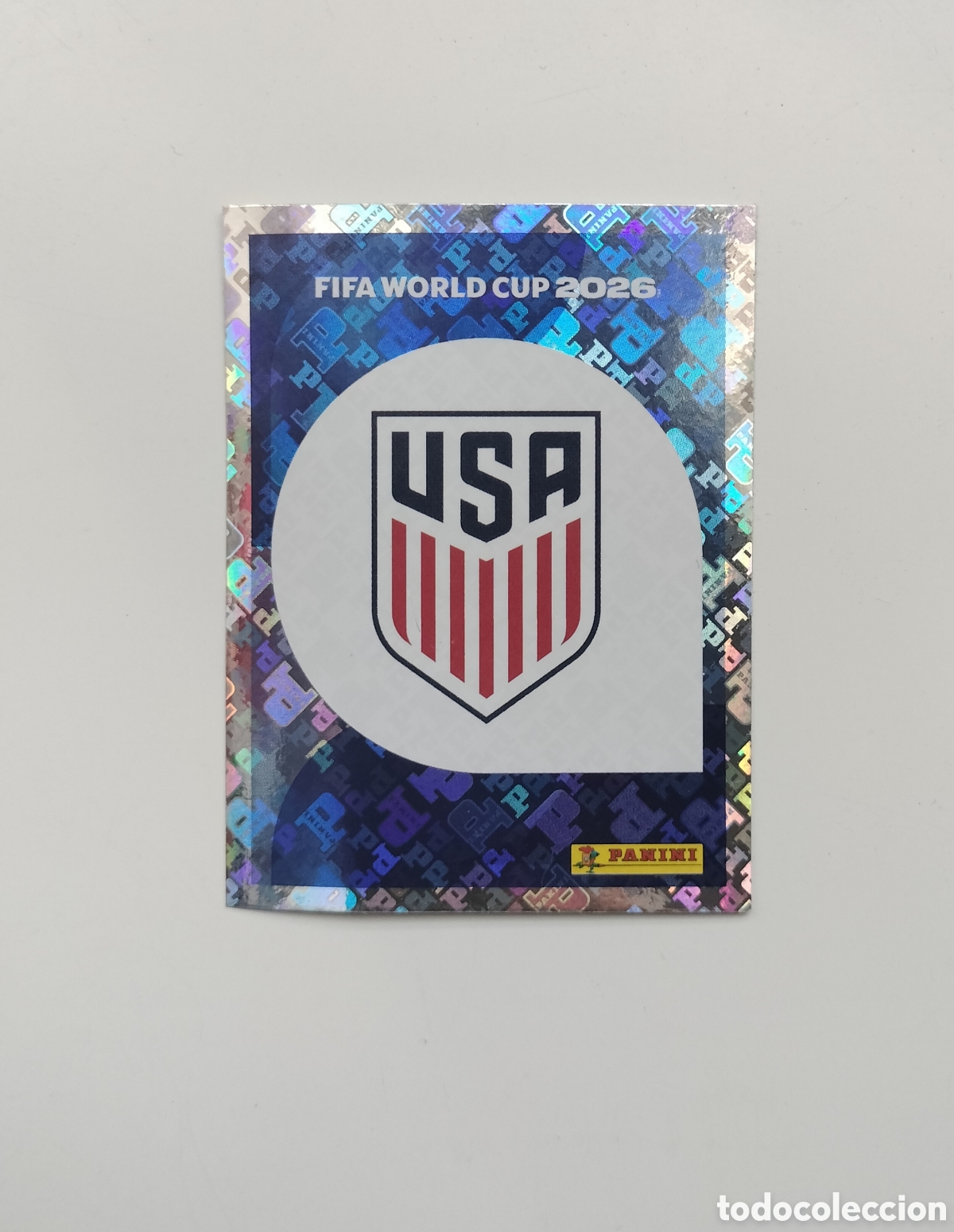 Coleccionismo cromos antiguos: USA1 EMBLEM ESCUDO 1 ESTADOS UNIDOS USA MUNDIAL FIFA WORLD CUP 2026 STICKER PANINI SIN PEGAR